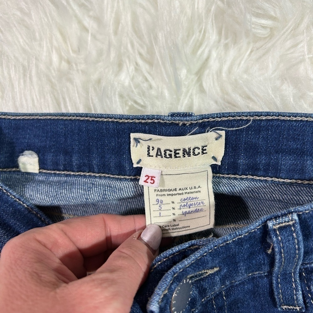 L’Agence Mid Rise Straight Leg Jeans - Picture 4 of 7